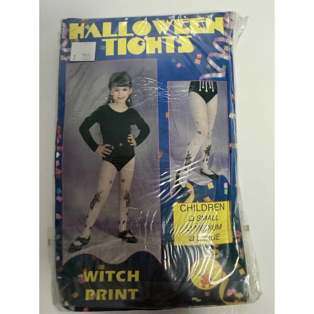 Rubies Lil Tights Witch Child Size Large 49-75lbs H-1